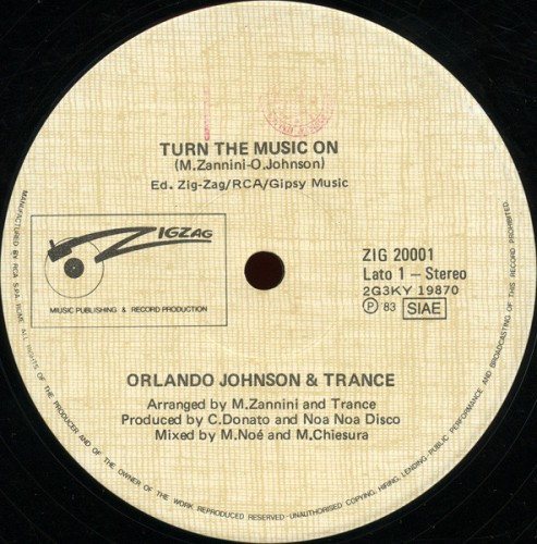 Turn the music on (Mix) - Orlando Johnson & Trance