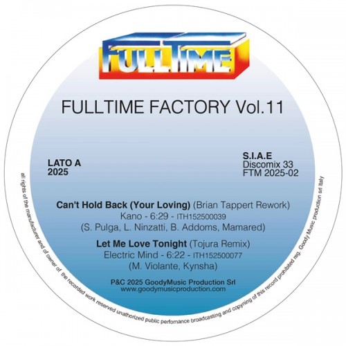 FULLTIME FACTORY Vol.11   vinyl preorder - realise 28 november