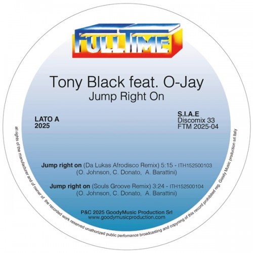 Jump Right On     vinyl preorder - realise 28 november